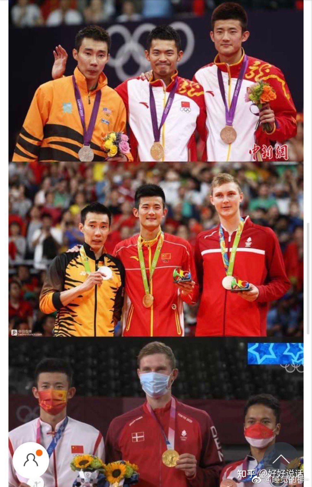 印度羽毛球队鏖战中国羽毛球队，谌龙完成帽子戏法